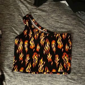 Crop top from rue21, only has one sleeve